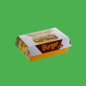 Cutie hamburger box mare color  100/set 152X98X60 mm