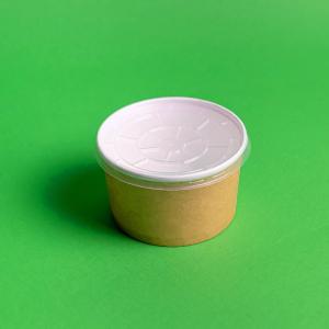Bol supa kraft cu capac 50 buc/set 16 oz