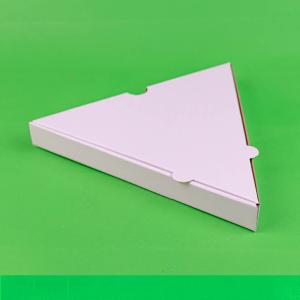 Cutie triunghi pizza 260x230x30 alb 100 buc/set