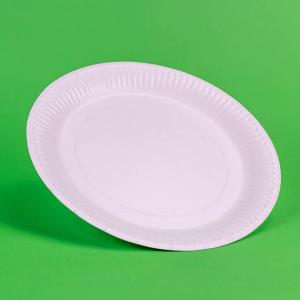 Farfurii carton 18 cm Albe 50 buc/set