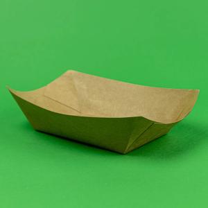 Barcute din carton kraft 1200cc 250 buc/set