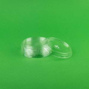 Capac plat cu orificiu pentru pai 100 buc/set