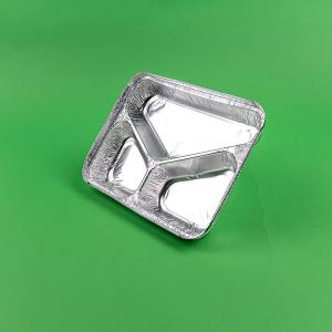 Forma de copt din aluminiu tricompartimentata 681L/326CL 200X150X25mm 100 buc/set