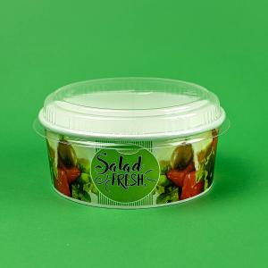 Bol salata cu capac 50 buc/set 30 oz