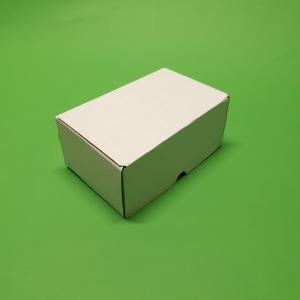 Cutie burger cu separator de cartofi 100 buc/set alb 180x120x80