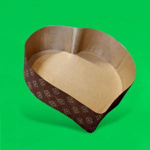 Forma de copt din hartie siliconata in forma de inima 20 buc/set