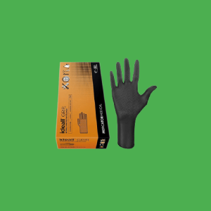 Manusi nitril POWERGRIP negre M 50 buc/set