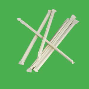Paie bio din carton ambalate individual 8mm 250 BUC/SET