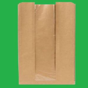 Pungi hartie cu fereastra 15x7x31 cm 1200 buc/set