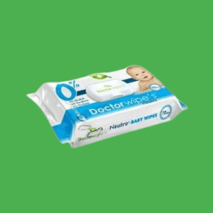 Servetele umede pentru copii cu capac Doctor Wipe’s Neutro 0% 72 buc
