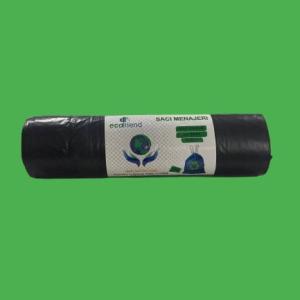 SACI MENAJERI NEGRI ECOFRIEND 120L CU SNUR, 10BUC/ROLA